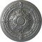 Ekena Millwork Vincent Ceiling Medallion (Fits Canopies up to 6"), Hand-Painted Silver, 26"OD x 3"P CM26VISLS - alternate 1